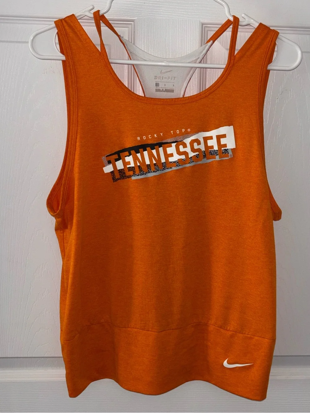 Nike Tennessee Orange Dri-FIT Tank Top Sz M